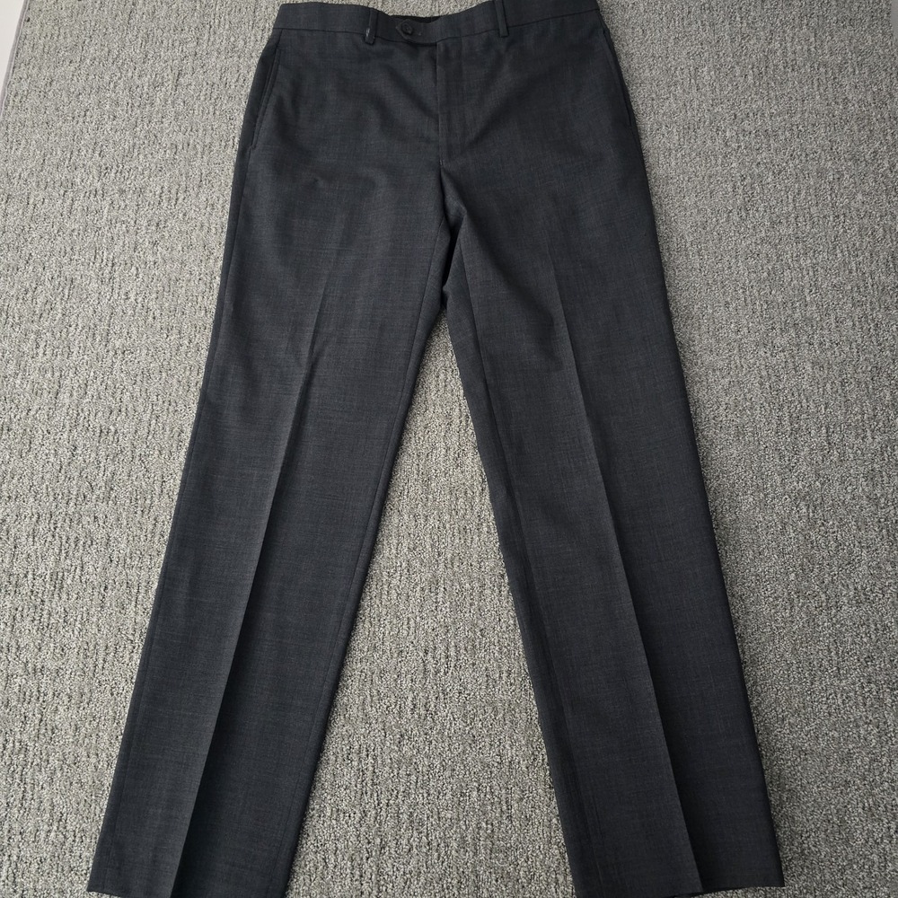 Lauren Ralph Lauren Total Comfort Dress Pants‎ Mens 34x34 (34x32) Gray Pleated